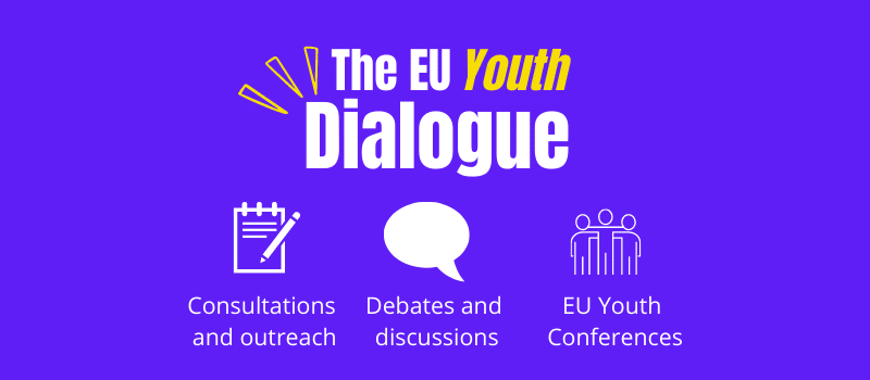The EU youth dialogue flyer